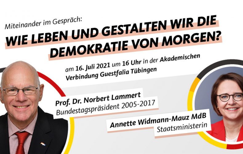 Wie leben und gestalten wir die Demokratie von morgen – Miteinander im Gespräch mit Prof. Dr. Norbert Lammert