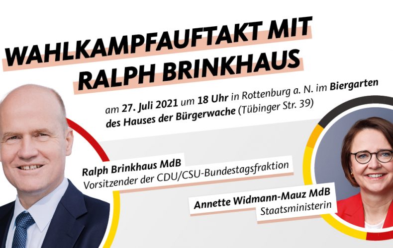 Wahlkampfauftakt mit Ralph Brinkhaus MdB